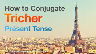 How to conjugate Tricher (to trick, cheat) in Présent tense. screenshot 4