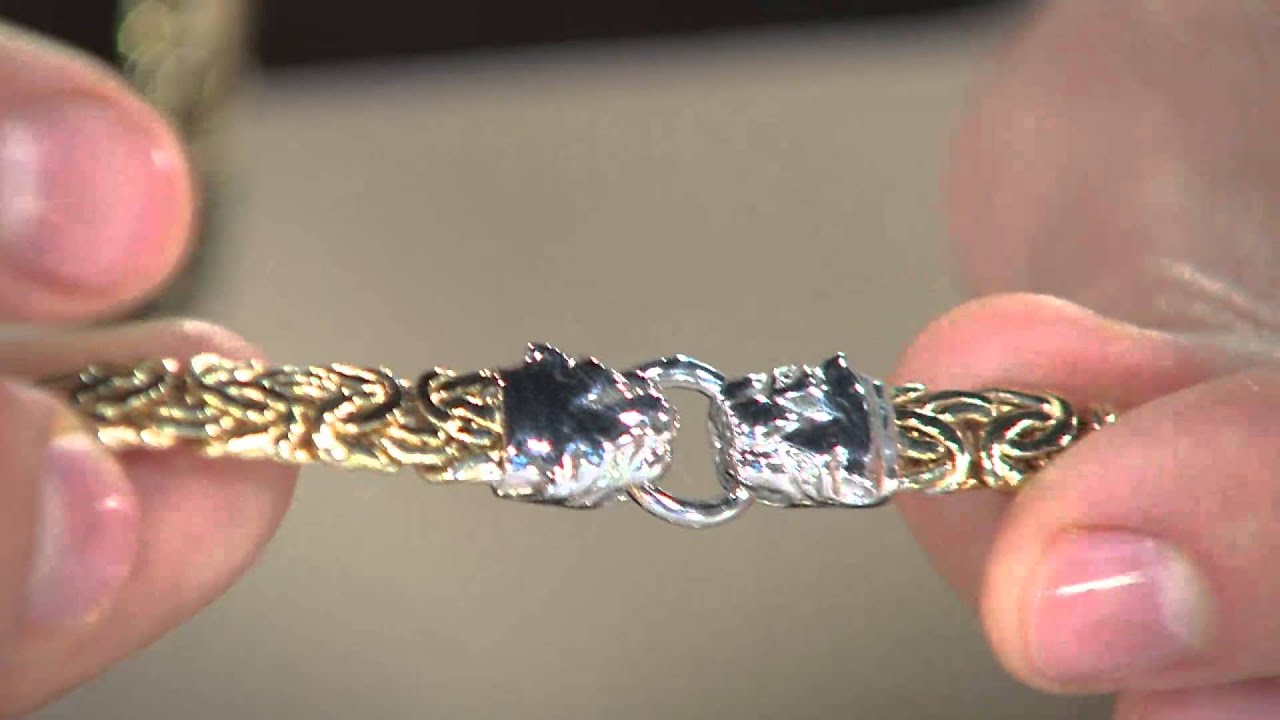 14K Gold Panther Head Byzantine Ring with Alberti Popaj - YouTube