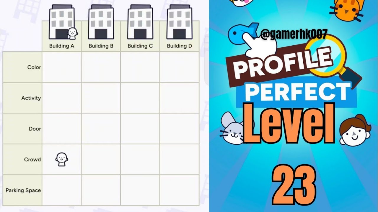 Profile Perfect level 23 Walkthrough Solution - YouTube