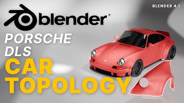 The SECRET TO PERFECT Car Topology For Beginners in Blender - Porsche DLS Singer