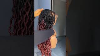 How to make gypsy locs and dreadlocks clueless braids #braids #braidedwig #dreads #explore #glueless