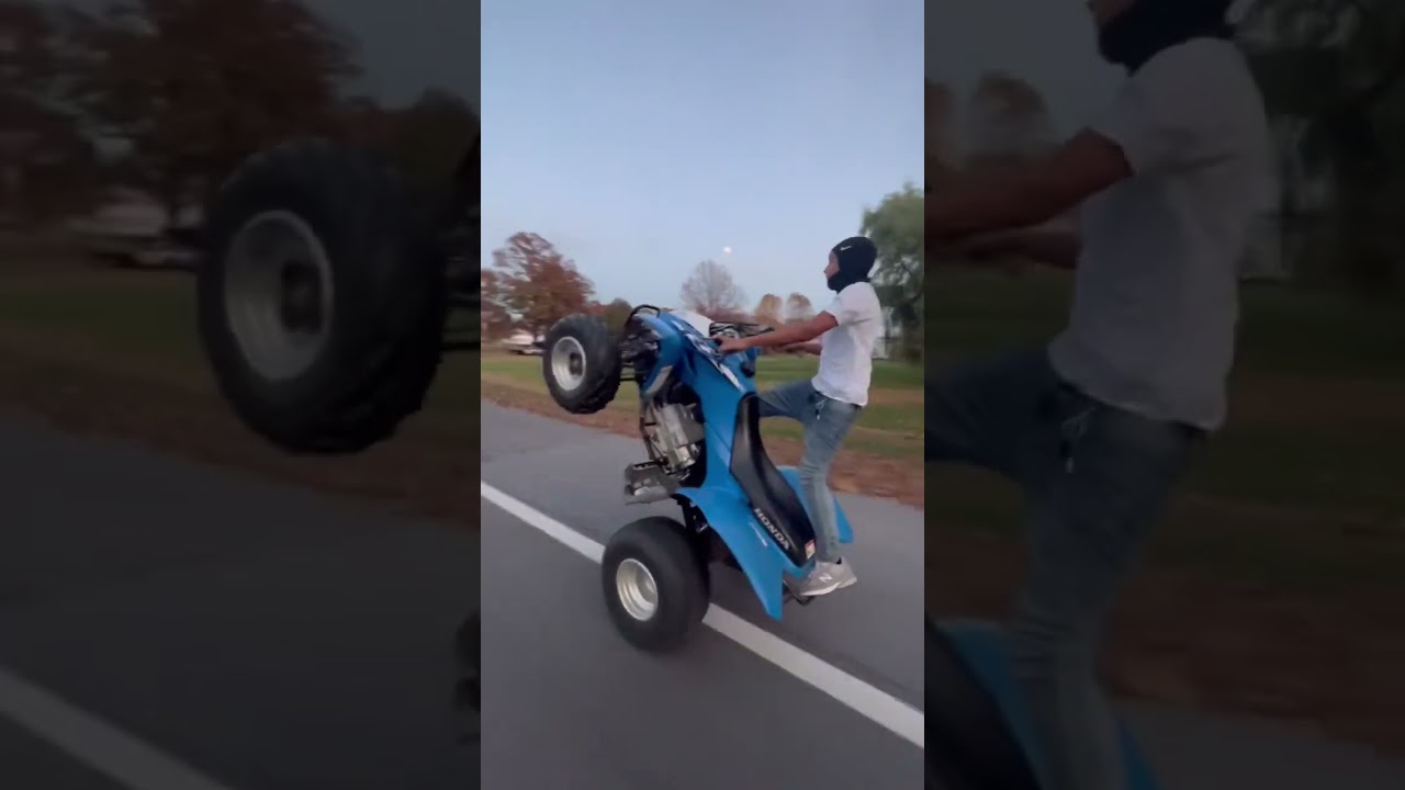 TRX250 Wheelie