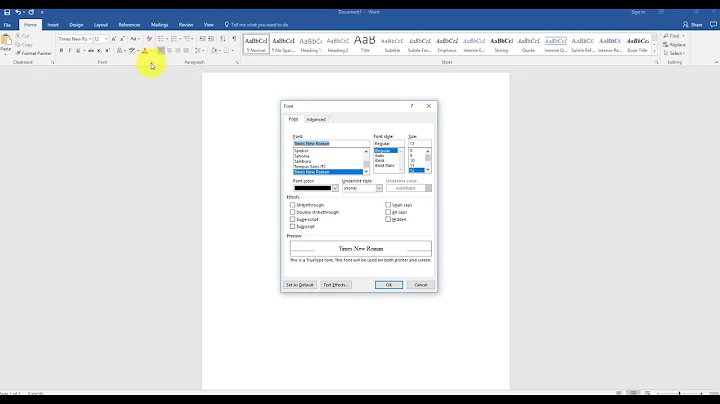 How to Set Your Default Font in Word | How to Change Your Default Font in Word 2010, 2013, 2016
