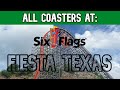 All Roller Coasters at Six Flags Fiesta Texas - San Antonio, Texas