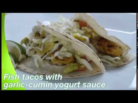 What's Cookin' with AHA: Fish tacos with garlic-cumin yogurt sauce