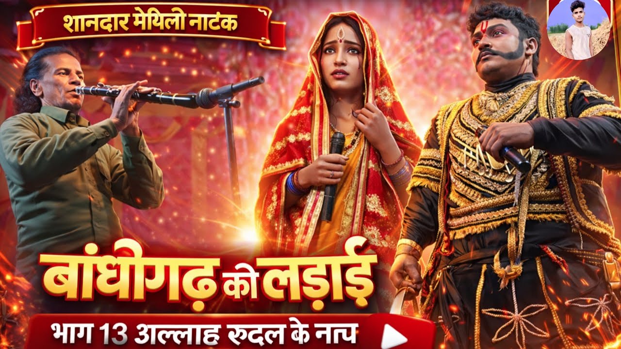 बांधोगढ़ कि लड़ाई भाग~13|Alha Rudal Nach| आल्हा रुदल नाच|Maithili Suparhit Nach|मैथिली सुपरहिट नाच 