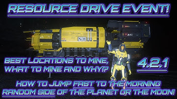 Star Citizen - 4.2.1 RESOURCE DRIVE EVENT - Best Locations To Mine, What To Mine And Why!?/ 4K