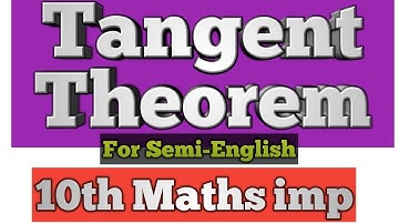 Tangent theorem|Class 10 geometry|Circle(Tangent theorem)marathi|tangent theorems circle geometry