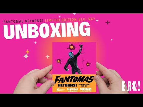 FANTOMAS RETURNS Masters Of Cinema Blu Ray Unboxing Video
