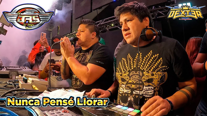Nunca Pensé Llorar - Sonido Los Juniors - Moxmoxpan