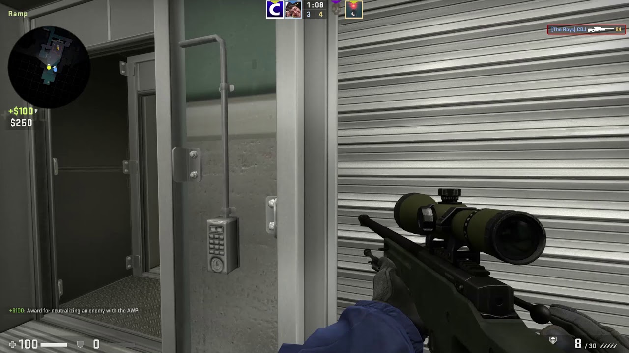 Nuke Quick 2k Wallbang w/ AWP | Counter Strike: Global Offensive