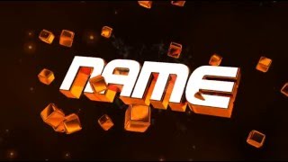 Free Orange Intro Template C4D & AE | by Logiic