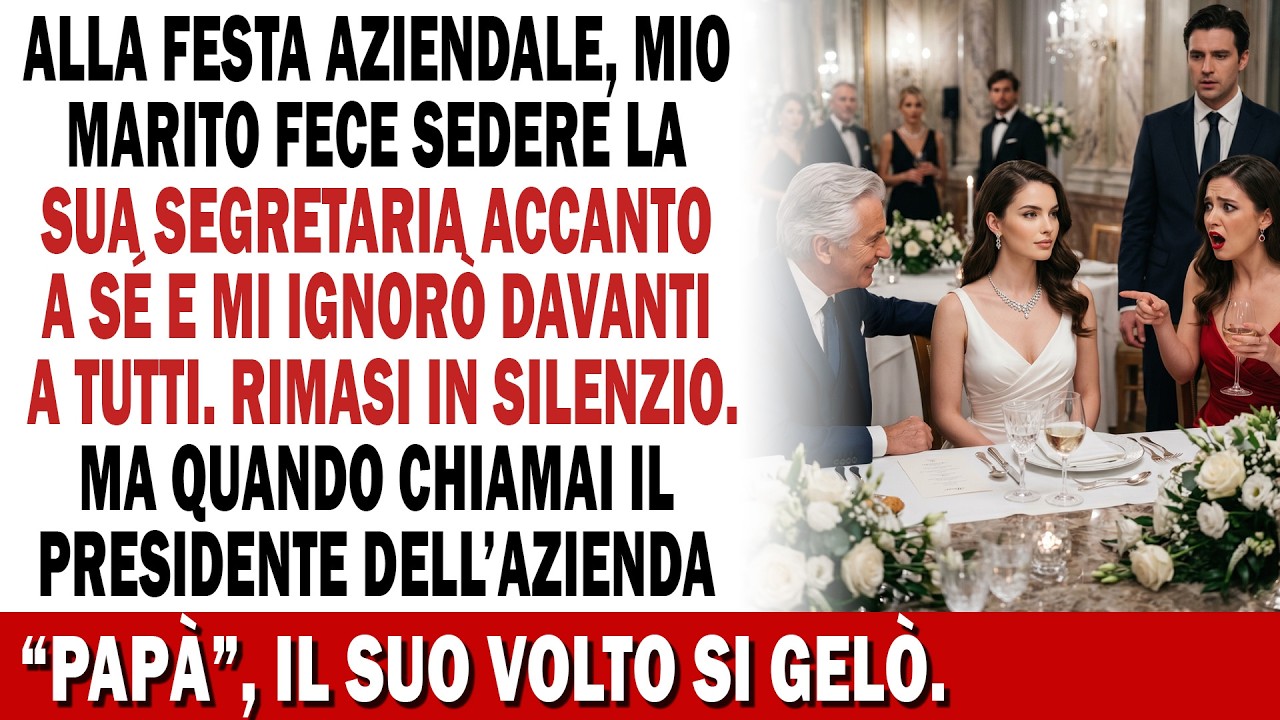 Stałam z boku z kieliszkiem wina, gdy zobaczyłam, jak Marco prowadzi Giulię Conti na honorowe miejsce—moje miejsce. Ona w sukni, którą on kupił dla mnie, a on nawet na mnie nie spojrzał. Gdy...