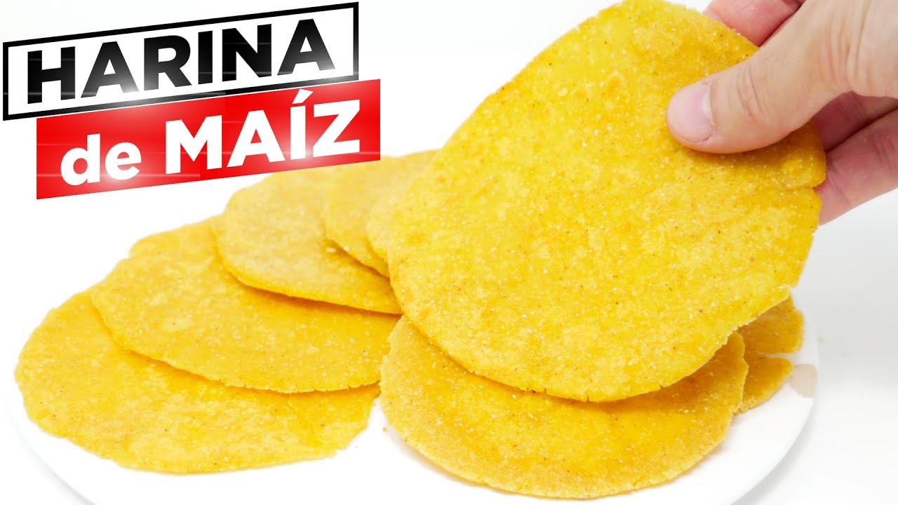 TORTILLAS de MAÍZ AMARILLO (2 ingredientes)??? El secreto está en la  MASA, RECETA FÁCIL y DELICIOSA - YouTube