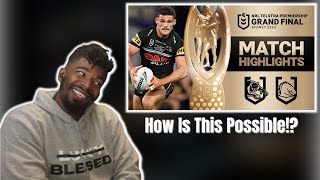 AMERICAN REACTS TO Penrith Panthers v Brisbane Broncos | Match Highlights | NRL Grand Final, 2023