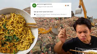 NYOBA ORDER MAKANAN RATING RENDAH DEKAT TEMPAT PEMBUANGAN SAMPAH - 'MIENYA BASI DAN BANYAK LALAT' ❗