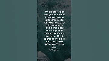 Thumbnail of Un día lo sabrás 🔥 #shorts #amor #poesia #poema #frases #fyp #mrpoeta #novios #romance #pareja