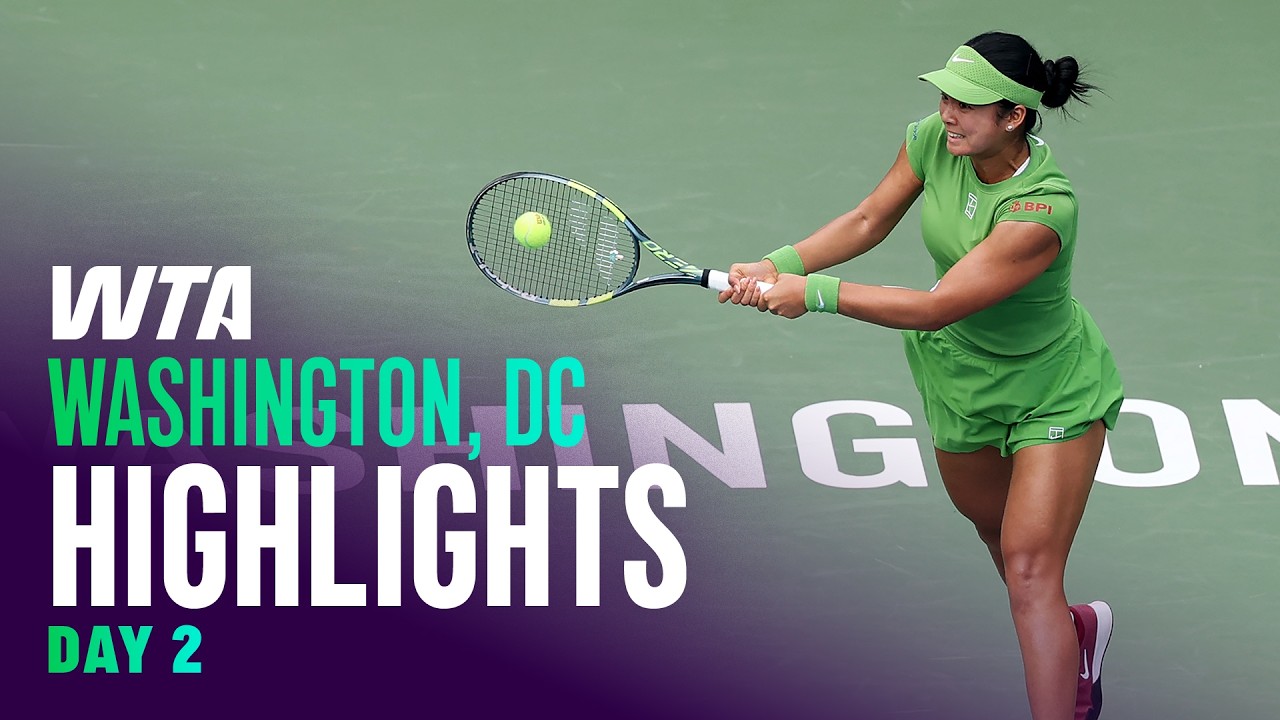Day 2 in Washington, DC with Eala, Potapova & more | WTA Match Highlights