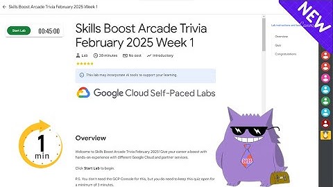 Skills Boost Arcade Trivia February 2025 Week 1  | #2025 | #|#qwiklabs |Solution