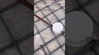 How to bend a rebar for electric conduit piping #electricianlife #housewiring #construction #foryou