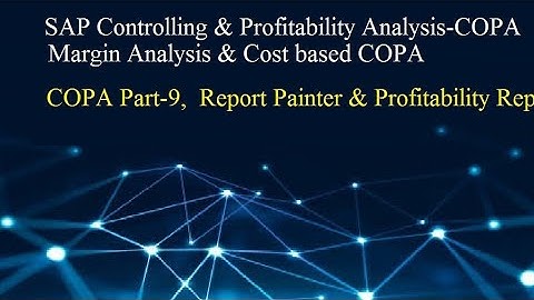 Copa Part 9,   Report Painter  Profitability Report