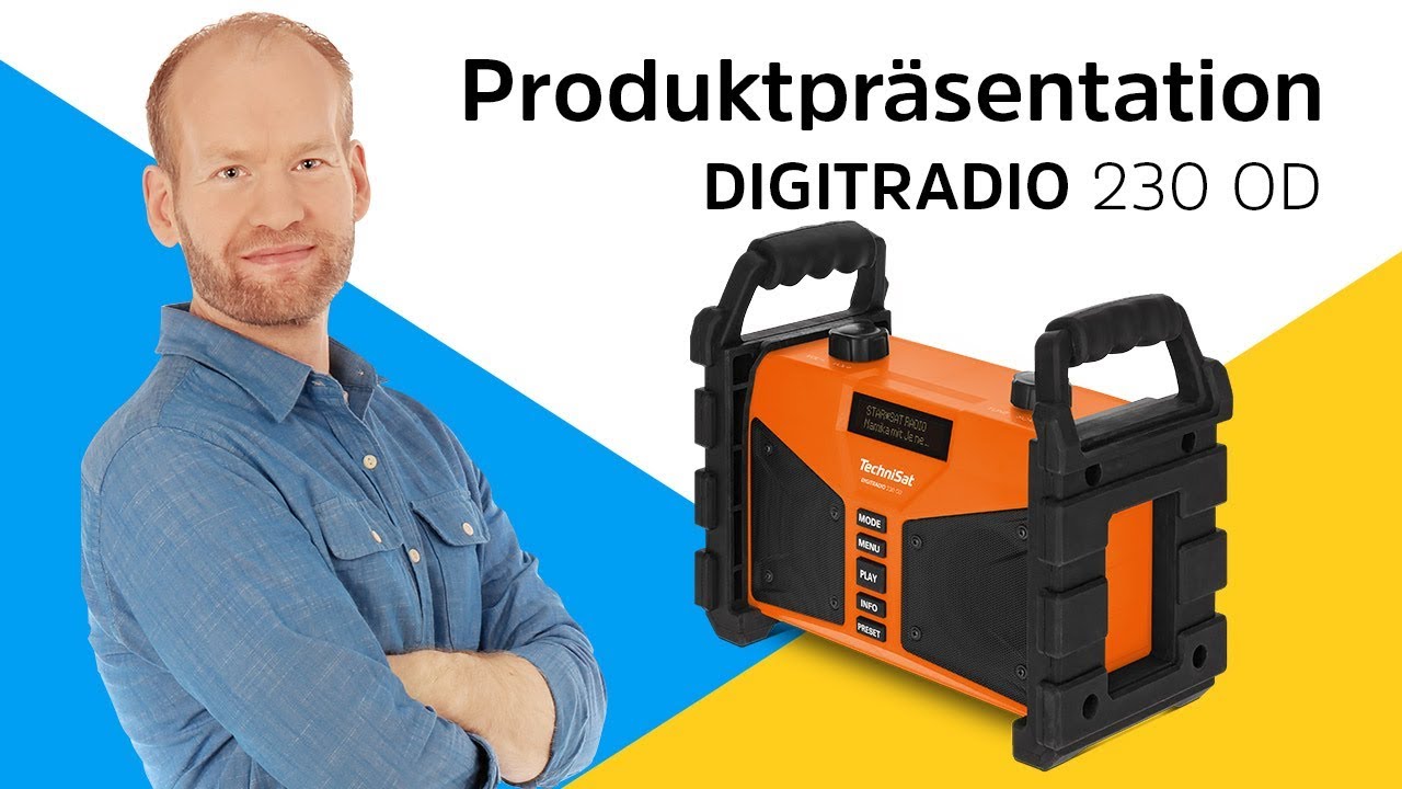 Robustes DAB+ | Baustellenradio | OD 230 Bluetooth - TechniSat DIGITRADIO YouTube