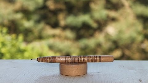 Making a plywood pen with no lathe and no pen kit