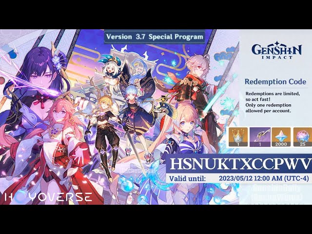 Version 3.4 Livestream Redeem Codes [+ Summary] : r/GenshinImpactTips