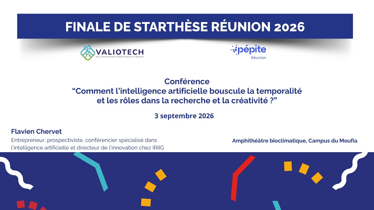Starthèse Réunion 2026 : conférence de Flavien Chervet