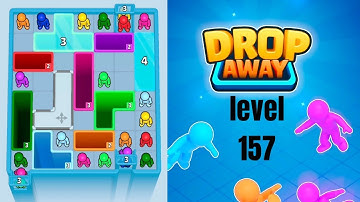 Drop Away level 157 Walkthrough Solution 