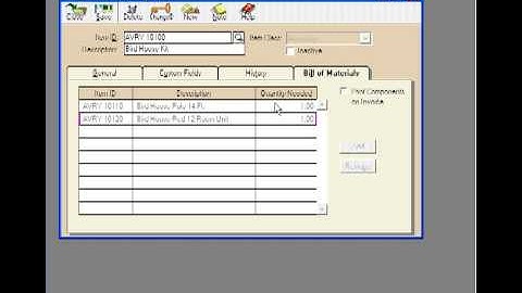 4.1-1 Setting up & Working with Inventory Items