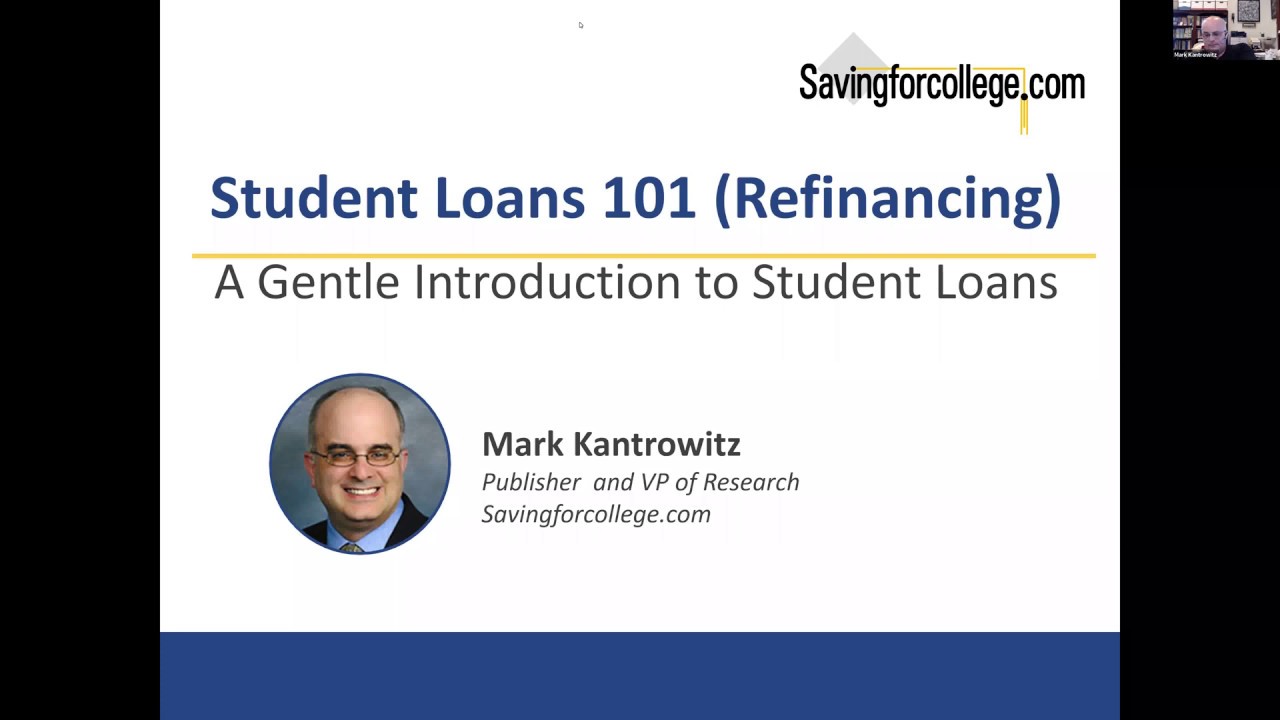 Student Loans 101 (Refinancing) - YouTube