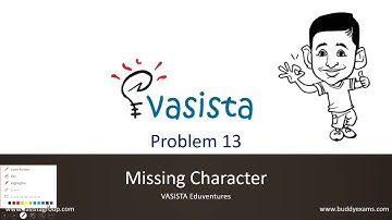 NTSE Missing Character - Problem No. 13