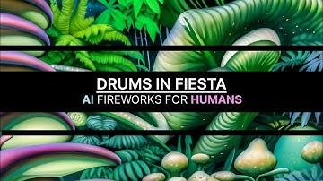 Fiesta in Drums (AI music video) 🥁 Audio-Reactive