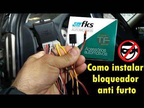 Como instalar bloqueador anti furto corta corrente  🔧  🚗