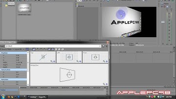 How to make a 3d tilt effect in sony vegas.