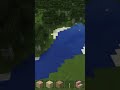 Minicraft Terbang Tinggi Melihat Desa