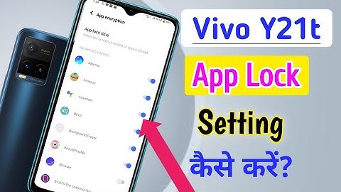Vivo y21t मे applock setting/how to set app lock in Vivo y21t/vivo y21t mein app lock kaise kare