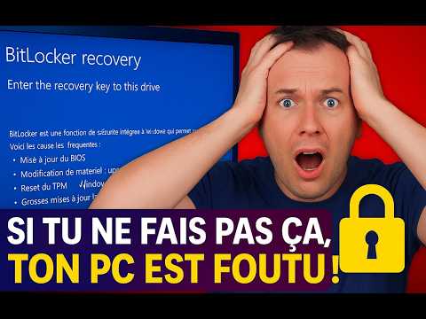 Windows 11 Active BitLocker en SECRET… Voici Comment Éviter le PIRE 2026