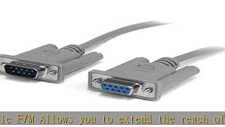 Famous StarTech.com 10 ft DB9 RS232 Serial Null Modem Cable F/M - Null modem cable - DB-9 (M) to DB-9 (F) Profile