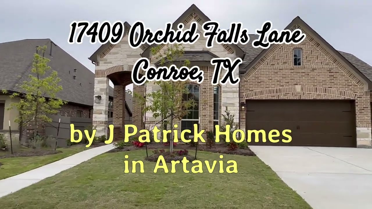 J Patrick Homes for sale in Conroe, TX - Artavia community - 10 mins from The Woodlands 