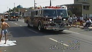 June 16th 1993 Ocean City Maryland State Fire Convention parade