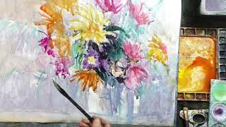 Daily Watercolor No.46 Carsten Wieland - Dancing Brushes