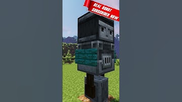 Realistic Robot in Minecraft #shorts #viral