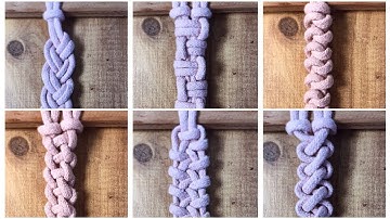 6 stunning Macramé Knots You NEED to Learn!Handmade Art Tutorial (part 20)