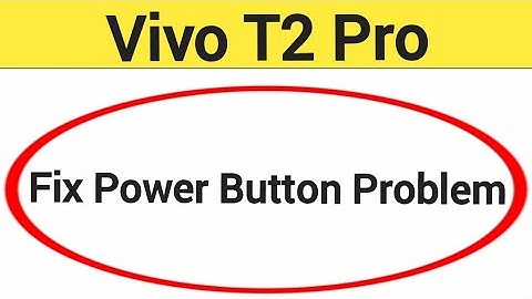 How to fix power button problem Vivo T2 pro, how to fix auto restart problem Vivo