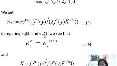 Convergence of Secant Method
