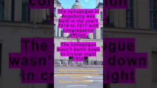 Synagogue Augsburg #jewishlife #synagogue #shorts
