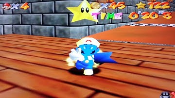 SM64 Cheat Code blue and yellow star hands mario color code