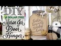 DIY Dollar Tree Mason Jar Door Hanger